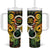 Vanuatu 1980 Tumbler With Handle Ni-Van Tamtam Sand Drawing Pattern