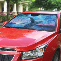 New Zealand Matariki Humpback Whale Auto Sun Shade Paikea Maori New Year Blue Galaxy