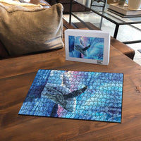 New Zealand Matariki Humpback Whale Puzzle Paikea Maori New Year Blue Galaxy