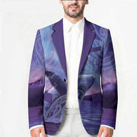 New Zealand Matariki Humpback Whale Blazer Paikea Maori New Year Purple Galaxy