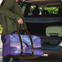 New Zealand Matariki Humpback Whale Travel Bag Paikea Maori New Year Purple Galaxy LT14 - Polynesian Pride