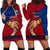 Polynesian Pride Father Day Samoa Hoodie Dress Manuia le Aso Sa o Tama Red Version LT14 - Polynesian Pride