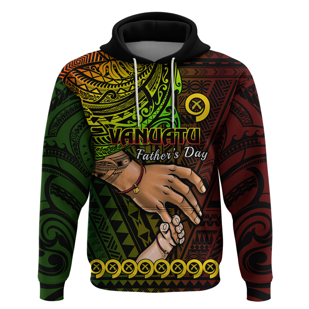 Polynesian Pride Father Day Vanuatu Hoodie I Love You Dad Reggae Version LT14 Reggae - Polynesian Pride