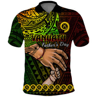 Polynesian Pride Father Day Vanuatu Polo Shirt I Love You Dad Reggae Version LT14 Reggae - Polynesian Pride