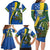 Solomon Islands Independence Day Family Matching Long Sleeve Bodycon Dress and Hawaiian Shirt Happy 7 July Crocodile Flag Style