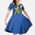 Solomon Islands Independence Day Family Matching Mermaid Dress and Hawaiian Shirt Happy 7 July Crocodile Flag Style