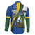Solomon Islands Independence Day Family Matching Short Sleeve Bodycon Dress and Hawaiian Shirt Happy 7 July Crocodile Flag Style
