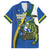 Solomon Islands Independence Day Family Matching Tank Maxi Dress and Hawaiian Shirt Happy 7 July Crocodile Flag Style