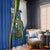 Solomon Islands Independence Day Window Curtain Happy 7 July Crocodile Flag Style