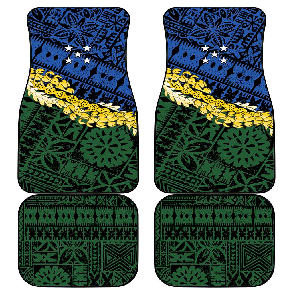 Halo Olaketa Solomon Islands Tapa Pattern Car Mats