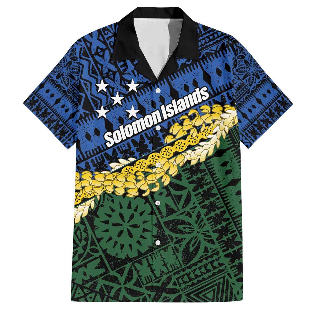 Halo Olaketa Solomon Islands Tapa Pattern Family Matching Off Shoulder Maxi Dress and Hawaiian Shirt