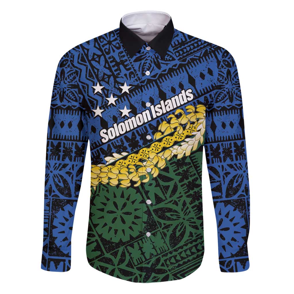 Halo Olaketa Solomon Islands Tapa Pattern Family Matching Puletasi and Hawaiian Shirt