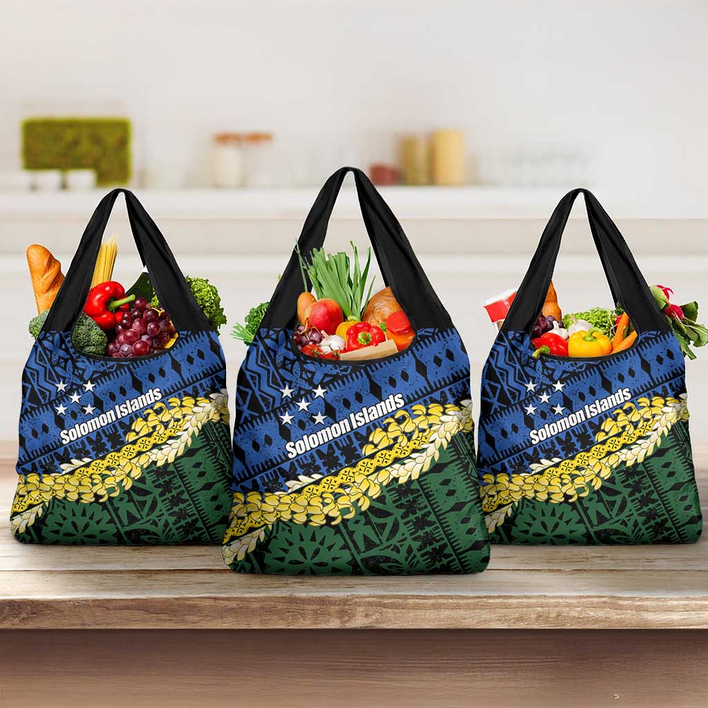 Halo Olaketa Solomon Islands Tapa Pattern Grocery Bag