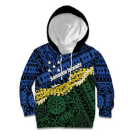 Halo Olaketa Solomon Islands Tapa Pattern Kid Hoodie