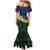 Halo Olaketa Solomon Islands Tapa Pattern Mermaid Dress
