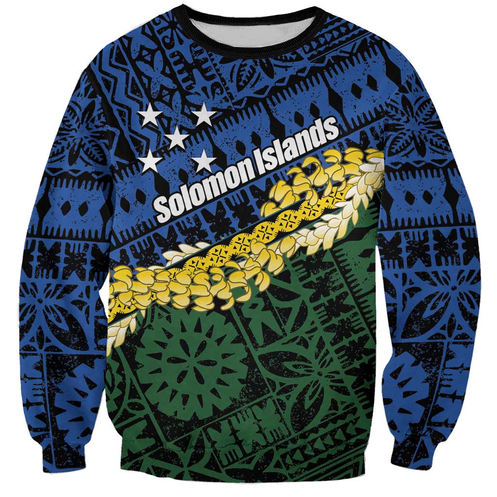 Halo Olaketa Solomon Islands Tapa Pattern Sweatshirt