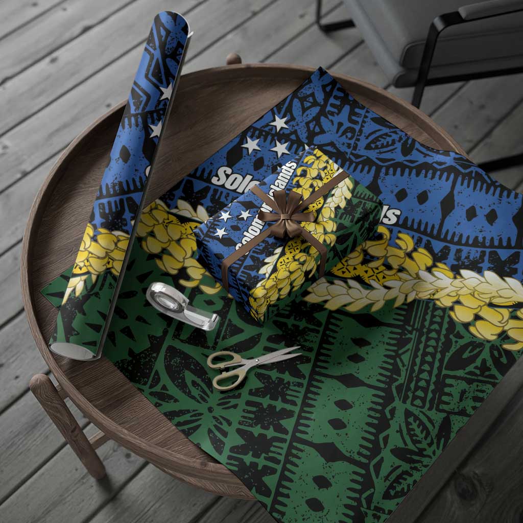 Halo Olaketa Solomon Islands Tapa Pattern Wrapping Paper - Polynesian Pride