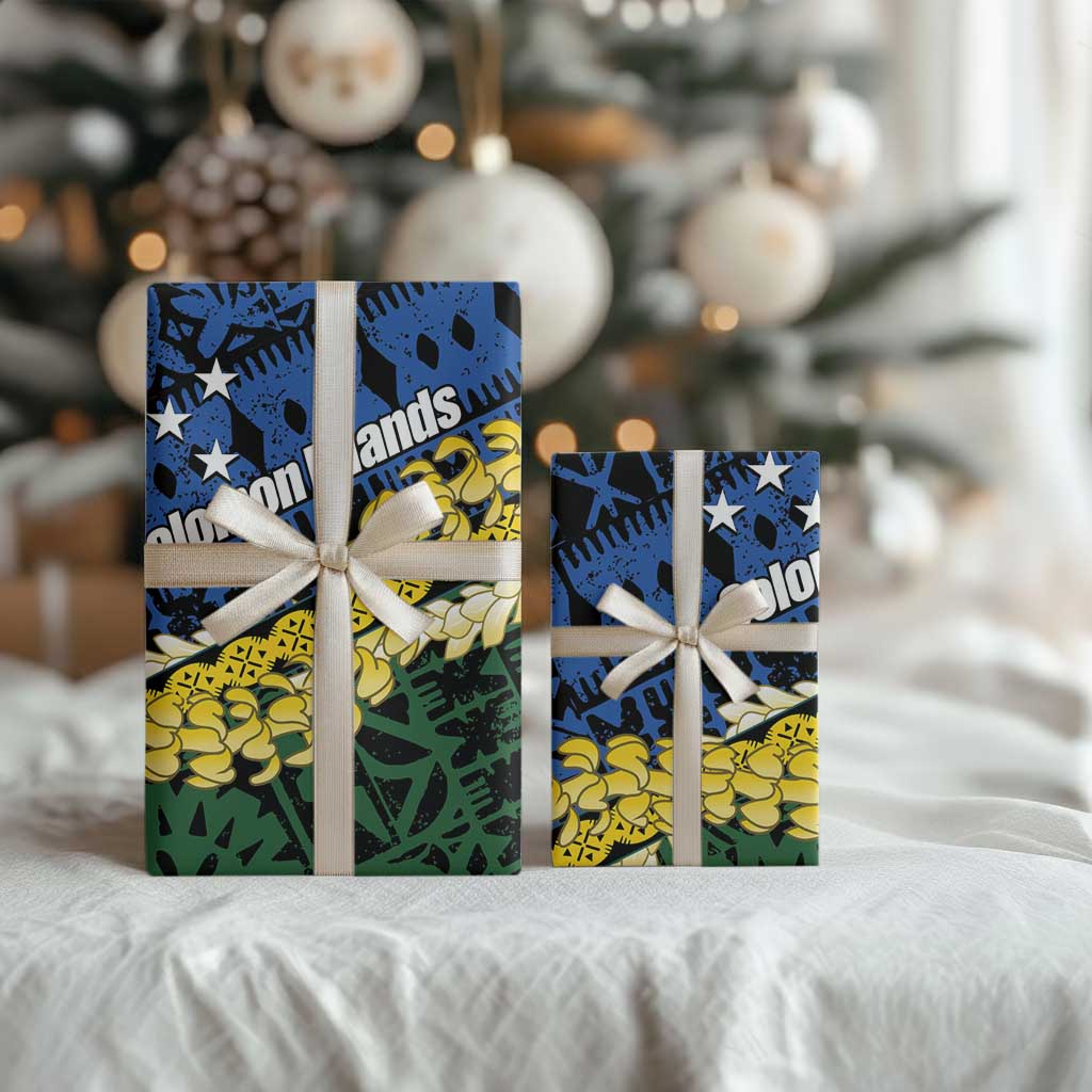 Halo Olaketa Solomon Islands Tapa Pattern Wrapping Paper - Polynesian Pride