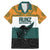 AUNZ Rugby Custom Family Matching Mermaid Dress and Hawaiian Shirt Australia Kangaroo New Zealand Silver Fern - Polynesian Pride