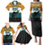 AUNZ Rugby Custom Family Matching Puletasi and Hawaiian Shirt Australia Kangaroo New Zealand Silver Fern - Polynesian Pride