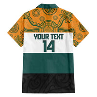 AUNZ Rugby Custom Hawaiian Shirt Australia Kangaroo New Zealand Silver Fern - Polynesian Pride