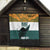 AUNZ Rugby Custom Quilt Australia Kangaroo New Zealand Silver Fern - Polynesian Pride