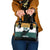 AUNZ Rugby Custom Shoulder Handbag Australia Kangaroo New Zealand Silver Fern - Polynesian Pride