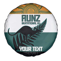 AUNZ Rugby Custom Spare Tire Cover Australia Kangaroo New Zealand Silver Fern - Polynesian Pride