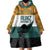 AUNZ Rugby Custom Wearable Blanket Hoodie Australia Kangaroo New Zealand Silver Fern - Polynesian Pride