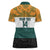 AUNZ Rugby Custom Women Polo Shirt Australia Kangaroo New Zealand Silver Fern - Polynesian Pride