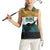 AUNZ Rugby Custom Women Sleeveless Polo Shirt Australia Kangaroo New Zealand Silver Fern - Polynesian Pride