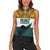 AUNZ Rugby Custom Women Sleeveless Polo Shirt Australia Kangaroo New Zealand Silver Fern - Polynesian Pride
