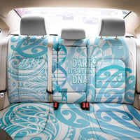 New Zealand Darts Back Car Seat Cover Aotearoa Maori Its In My DNA White - Polynesian Pride