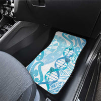 New Zealand Darts Car Mats Aotearoa Maori Its In My DNA White - Polynesian Pride