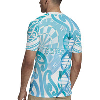 Personalised New Zealand Darts Rugby Jersey Aotearoa Maori Its In My DNA White - Polynesian Pride