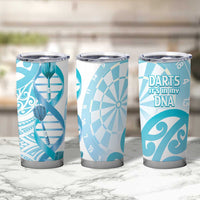New Zealand Darts Tumbler Cup Aotearoa Maori Its In My DNA White - Polynesian Pride