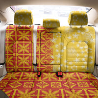 Kahili Quilt Hawaii Back Car Seat Cover Tropical Flower Seamless Half Style