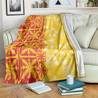 Kahili Quilt Hawaii Blanket Tropical Flower Seamless Half Style