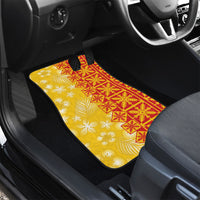 Kahili Quilt Hawaii Car Mats Tropical Flower Seamless Half Style