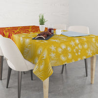 Kahili Quilt Hawaii Tablecloth Tropical Flower Seamless Half Style