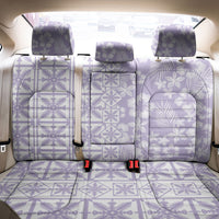 Pastel Purple Kahili Quilt Hawaii Back Car Seat Cover Tropical Flower Seamless Half Style