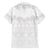 Tokelau White Sunday Family Matching Short Sleeve Bodycon Dress and Hawaiian Shirt Polynesian Pattern Gardenia Thunbergia