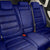 Blue Polynesia Back Car Seat Cover Polynesian Pattern Mix Plumeria
