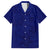 Blue Polynesia Family Matching Off Shoulder Maxi Dress and Hawaiian Shirt Polynesian Pattern Mix Plumeria