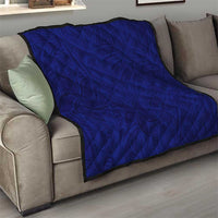 Blue Polynesia Quilt Polynesian Pattern Mix Plumeria LT14 - Polynesian Pride