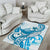 Blue Hawaii Humpback Whale Area Rug Polynesian Tribal Ocean Vibes