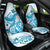 Blue Hawaii Humpback Whale Car Seat Cover Polynesian Tribal Ocean Vibes