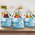 Blue Hawaii Humpback Whale Grocery Bag Polynesian Tribal Ocean Vibes