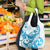 Blue Hawaii Humpback Whale Grocery Bag Polynesian Tribal Ocean Vibes