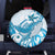 Blue Hawaii Humpback Whale Spare Tire Cover Polynesian Tribal Ocean Vibes